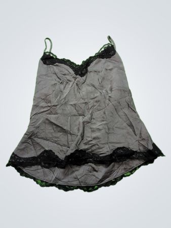 Ann Taylor Gray Lace Cami Top