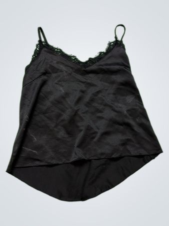 Black Lace Trim Camisole