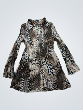 Hayley Matthews Animal Print Dress