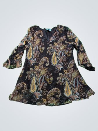 Signature Paisley Print Dress