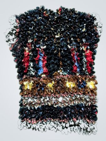 Multicolored Rag Rug