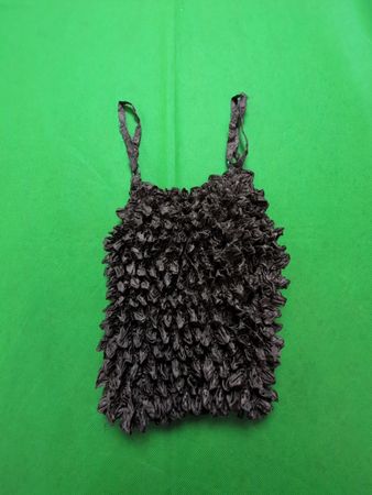 Black Ruffled Top
