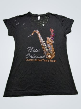 Black New Orleans T-Shirt