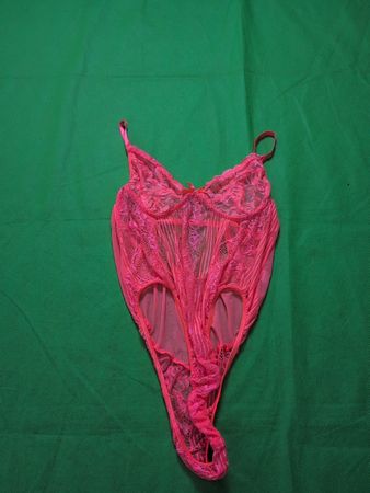 Pink Lace Teddy
