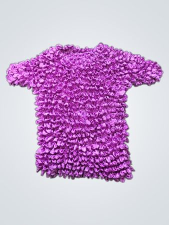 Purple Ruffled T-Shirt