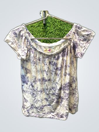 Hollister Printed Off-Shoulder Blouse