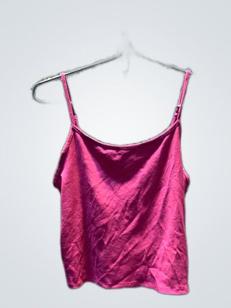 American Eagle Red Ribbed Cami Top