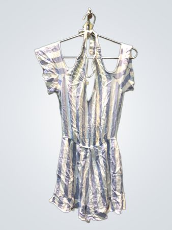 American Eagle Striped Romper