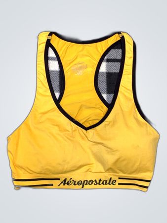 Aeropostale Yellow Sports Bra