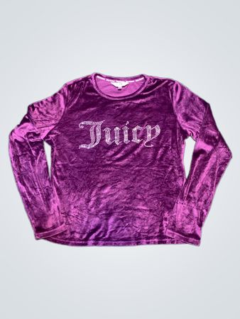 Juicy Couture Velour Long-Sleeve Top