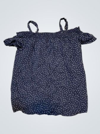 Abercrombie Kids Navy Polka Dot Dress