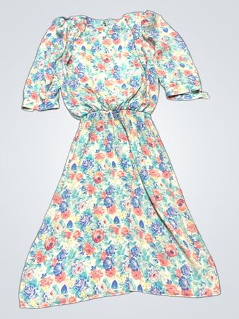 Marchonda Of California Damen Blumenmuster Kleid Größe 12