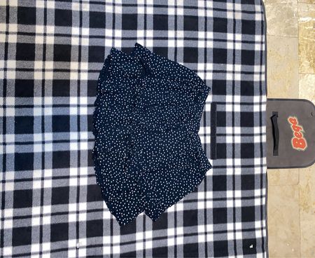Unbranded Marineblau Pünktchen Shorts