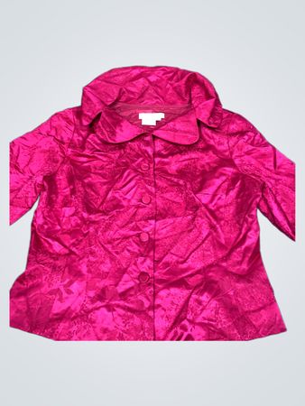 Maggy London Petites Pink Textured Jacket