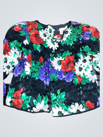 FINE COLLECTION Bluse mit floralem Druck