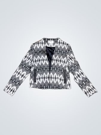 H&M Geometric Print Blazer