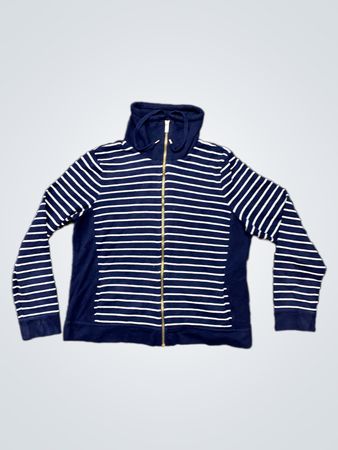 Lauren Ralph Lauren Gestreifter Zip-Up Hoodie
