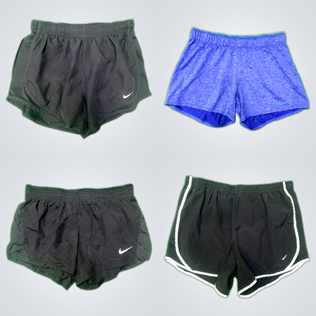 Nike Nylon Shorts Bundle - 10-Pack Athletic Running Football Shorts