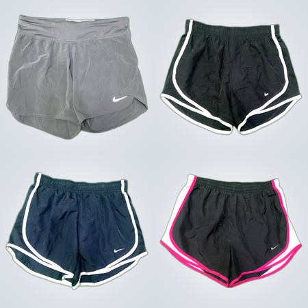 Nike Dri-Fit Nylon Shorts Bundle - 10 Pack Running & Casual Shorts