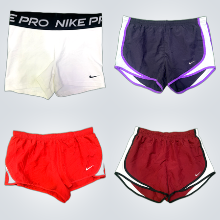 Nike Running Shorts Bundle - 10-Pack Nylon Athletic Shorts & Boxer Briefs