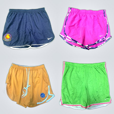Nike Shorts Bundle - 10-Pack Nylon Running Shorts Mix & Match Styles