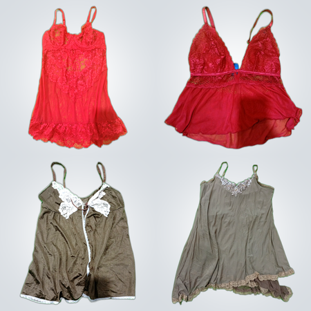 Débardeurs en dentelle Y2K