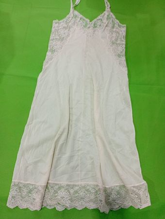 White Lace Slip Dress