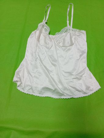 White Lace Trim Camisole