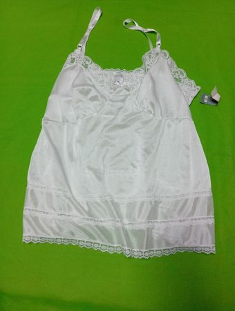 White Lace Trim Camisole