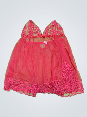 Sheer Lace Trim Chemise