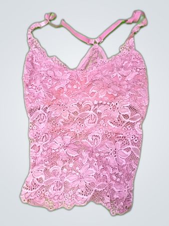 Pink Lace Camisole Top