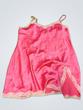 Victoria's Secret Pink Satin Slip Dress