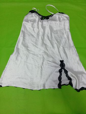 Victoria's Secret White Satin Slip Dress