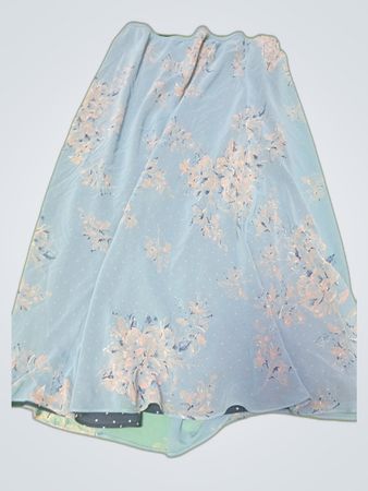 Mango Floral Print Maxi Skirt