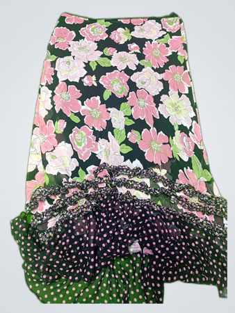 Goodthreads Floral Print Midi Skirt