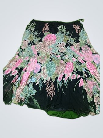 Stavrion Floral Print Maxi Skirt