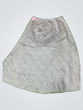 Zara Leopard Print Satin Midi Skirt