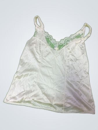 White Lace Trim Camisole