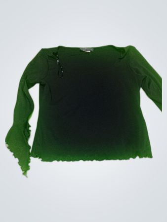 Green Long Sleeve Top