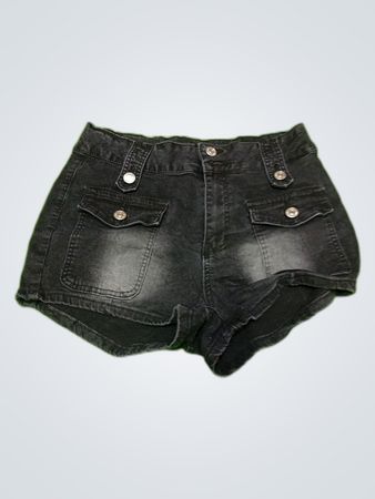 Unbranded Black Denim Shorts