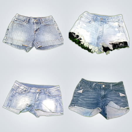 Offerta pacchetto di shorts in denim