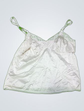 White Lace Trim Camisole