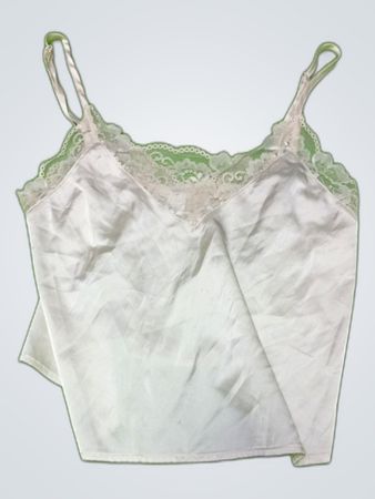 White Lace Trim Camisole