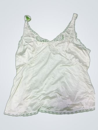 White Lace Trim Camisole