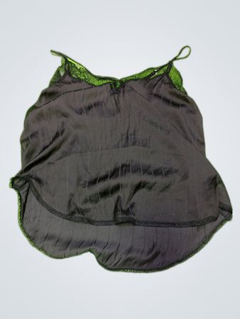 Black Lace-Trimmed Camisole