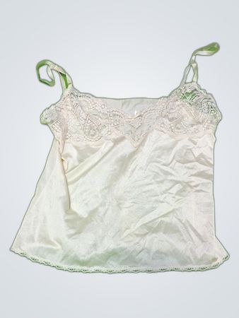 White Lace Trim Camisole