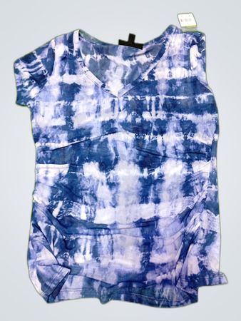 H&M Printed V-Neck Blouse