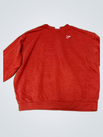 Gymshark Red Crewneck Sweatshirt