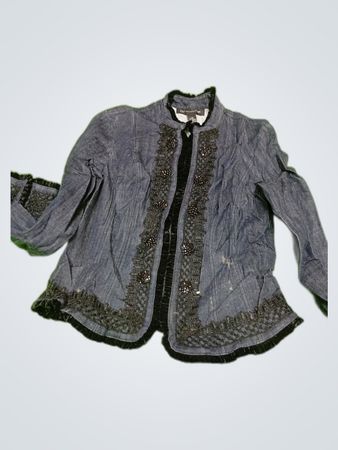 INC Gray Lace Jacket