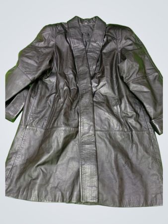 Black Leather Coat